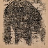 Atefeh Majidi Nezhad. Monotype on Paper. 29x28 cm. 2018
